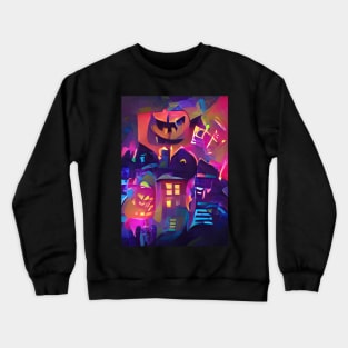 Surreal Halloween Crewneck Sweatshirt